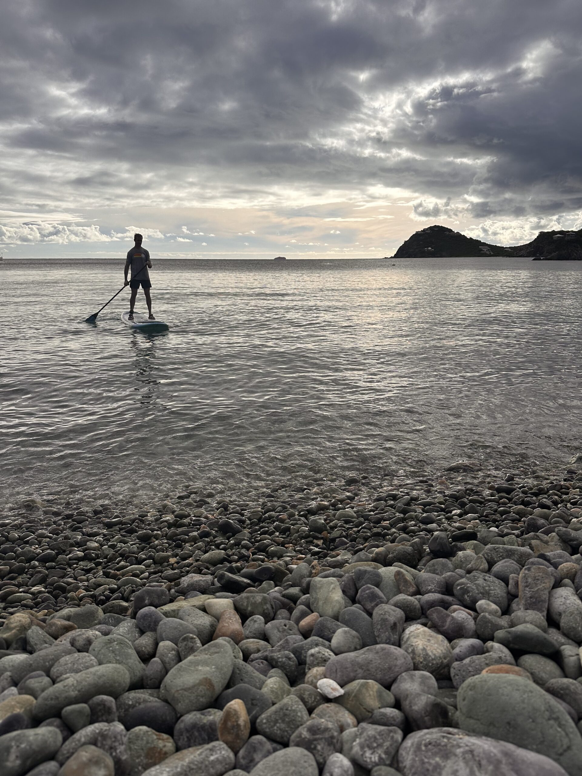 Paddleboarding on kelin bay