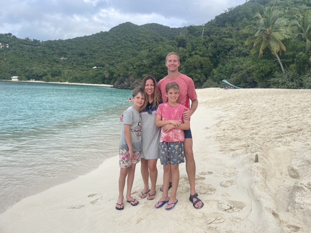 Dr. B and family at Hawks Nest
