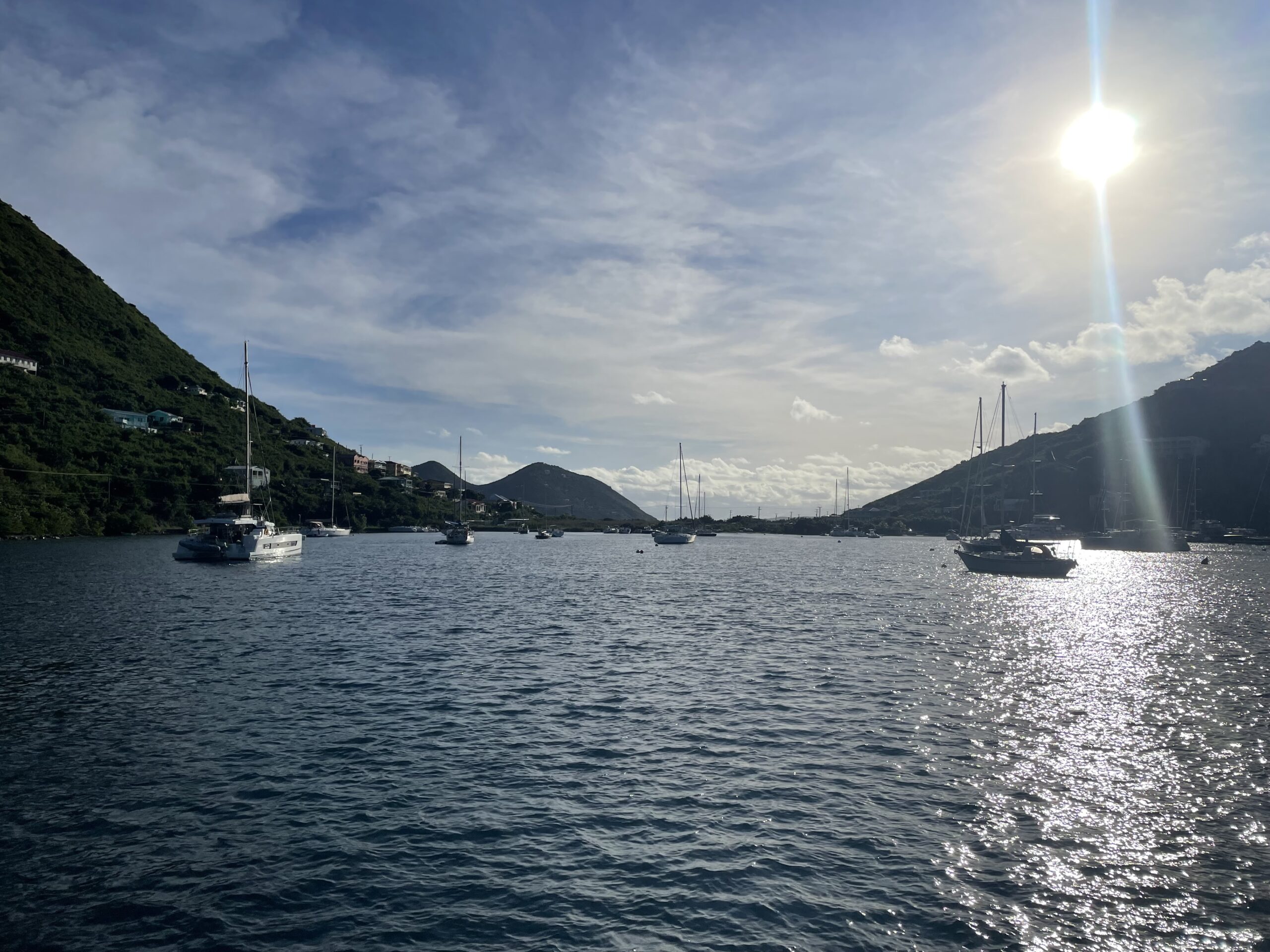 Clearing customs in Tortola