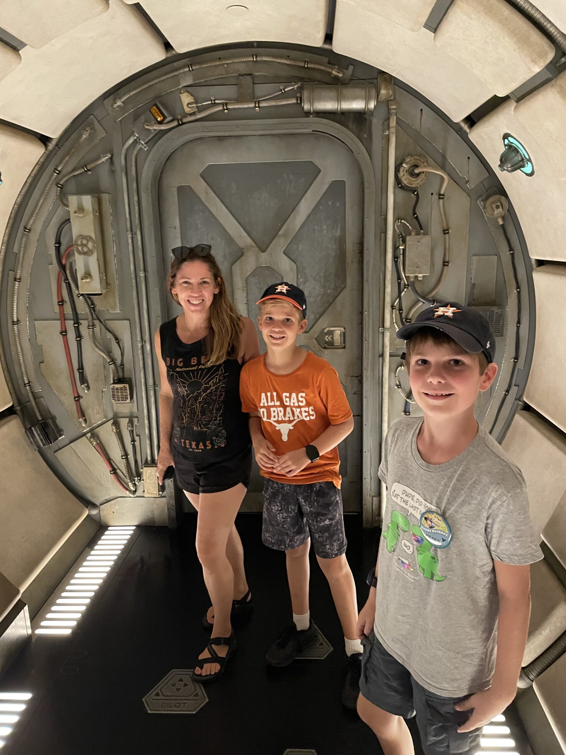 On The Millennium Falcon Hollywood Studios Florida